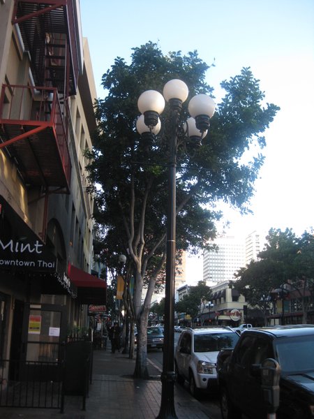 Gas Lamp district
