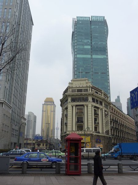 The old and the new side by side in Shanghai