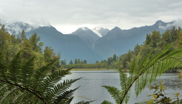 Mathieson lake, which on a clear day would have been the mirror views of Mount Cook