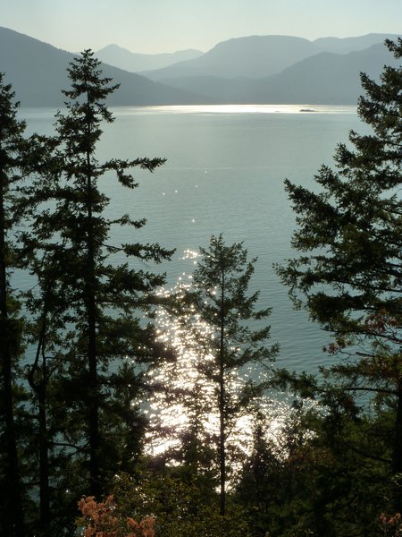 One of many gorgeous beauty spots along the Sea to Sky highway
