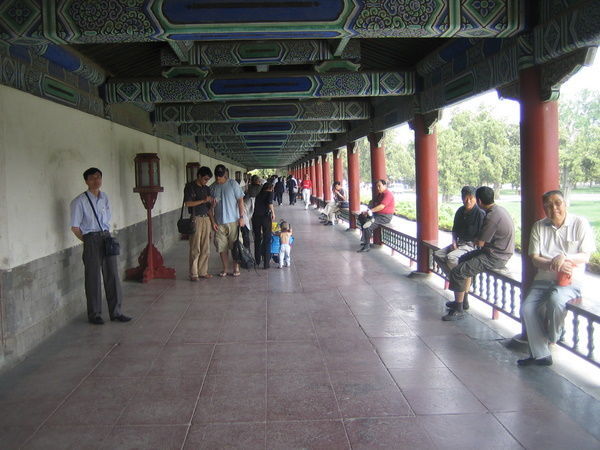 The park area of Tiantan (The Temple of Heaven)