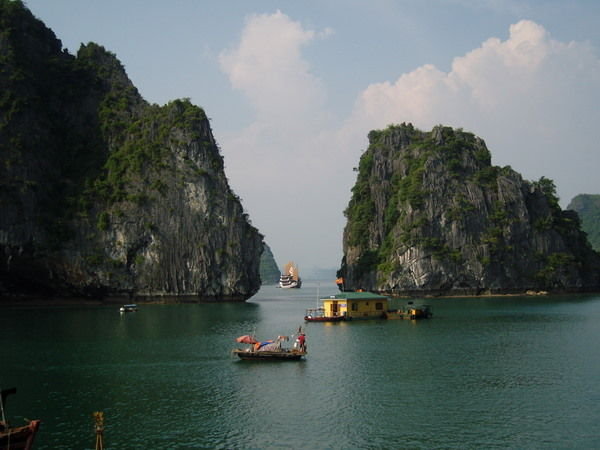 We were just one of about 500 boats that sail around HaLong Bay in the Gulf of Tonkin