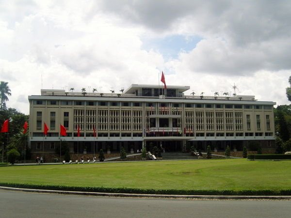 The Reunification Palace--it was toward this building that the first Communist tanks stormed Saigon on April 30th, 1975