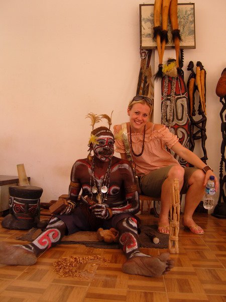Traditional Papua man