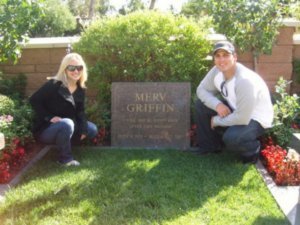 The tombstone of Merv Griffin