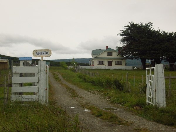 A Patagonian farm...