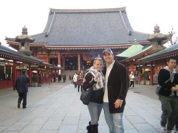 In front of Senso-ji Temple 'Asakusa Kannon Temple'