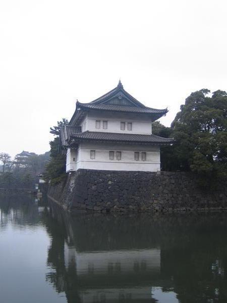 A protective moat surrounding the grounds of Imperial Palace