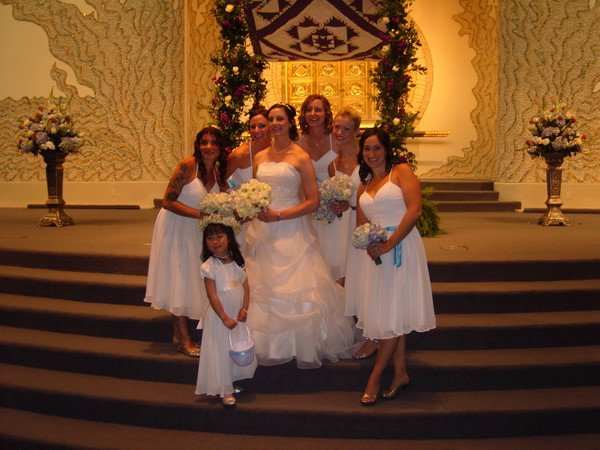 Bride, Bridesmaids, & Flower Girl