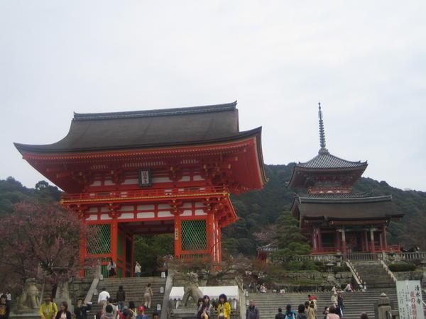 Entering the grounds of Kiyomizu Temple