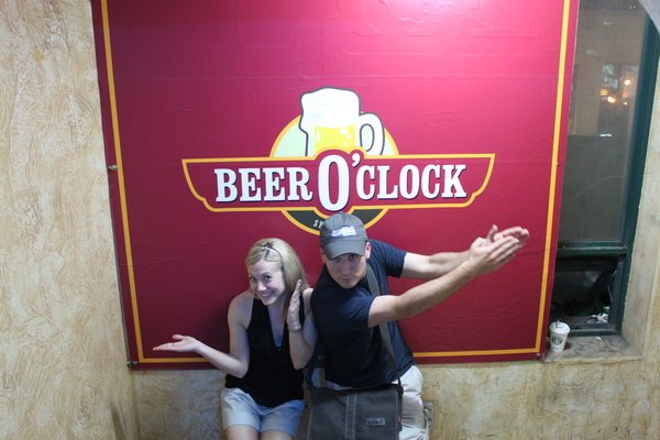 Drinks at Beer O' Clock