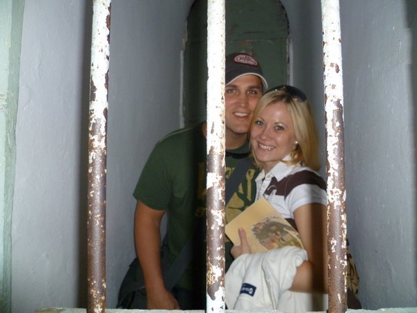 Us in a prison cell