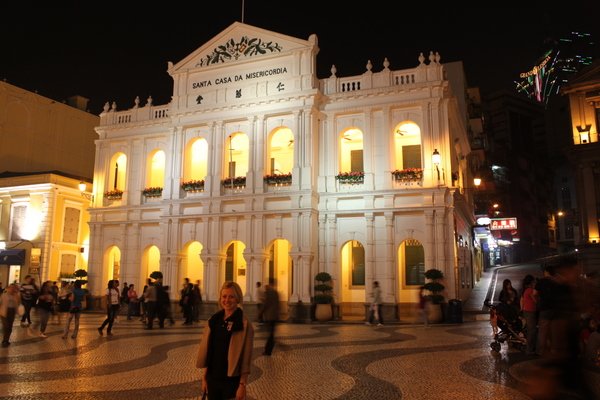 The Portuguese architecture in Macau...