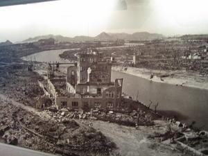 Photograph of Hiroshima after the A-bomb