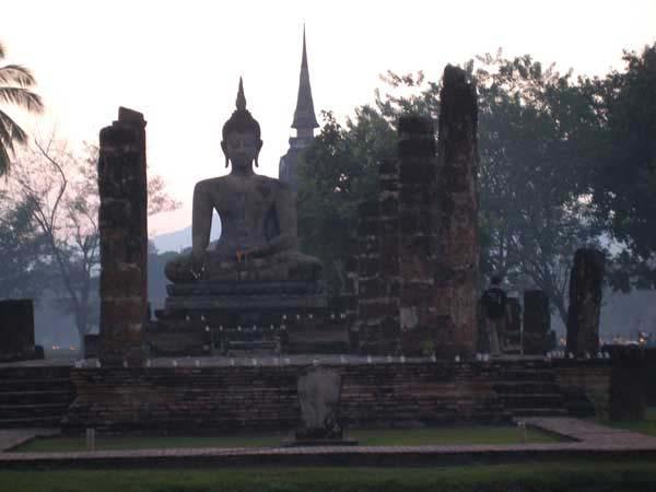 Wat Mahathat at Dusk
