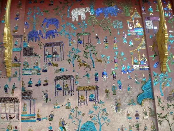 Mosaic of Village Life