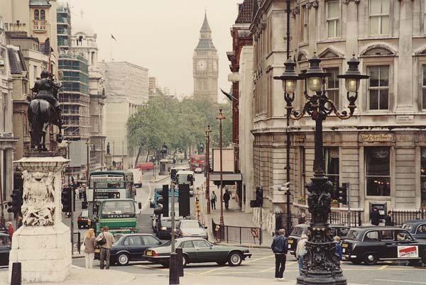 Whitehall from Trafalgar Square