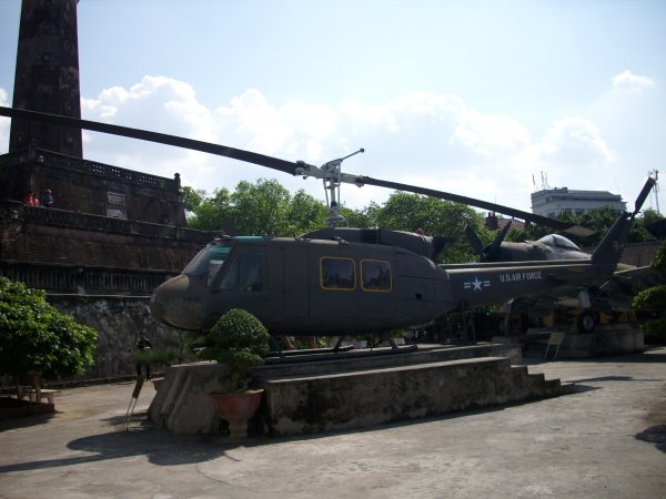 Chopper at Hanoi war museum