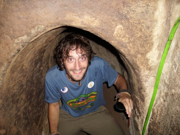 Me in the tunnel