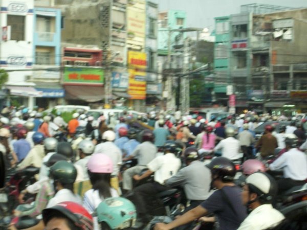 Rush hour in HCMC