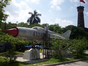 Plane at the Hanoi war museum