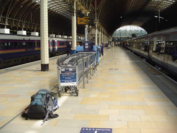 The Paddington train station