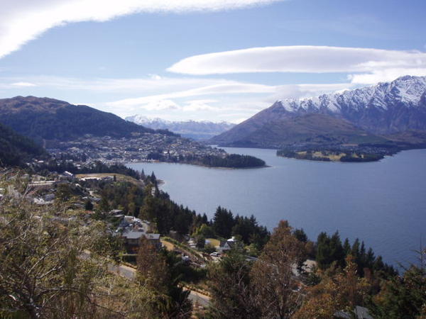Queenstown with Kelvin Hights in the background