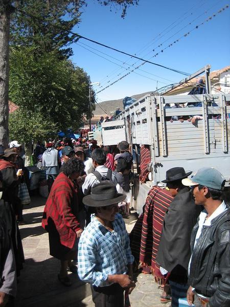 Markttag in Tarabuco