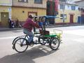 ein Fahrradtaxi in Puno