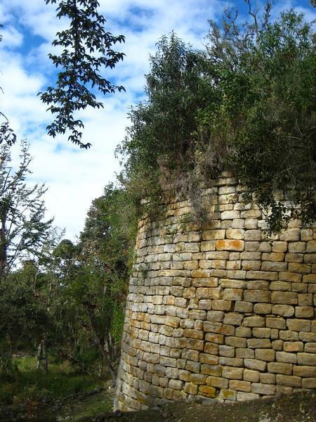 Mauer in Kuelap 