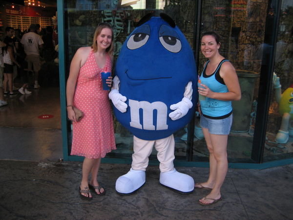 You know what they say about the blue M&M...me neither