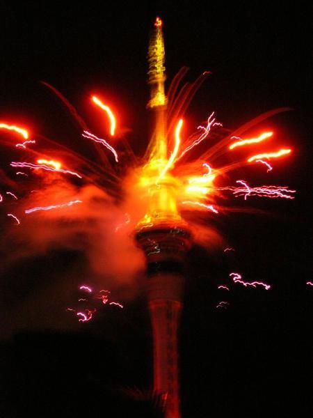 More Fireworks at Sky Tower