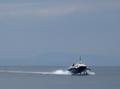 Sorento hydrofoil comng to give us a ride to Capri