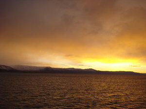 Sunrise on Lago Argentino