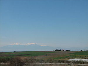Mt. Olympus as seen from the motorway