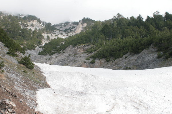 Snow on Mount Olympus