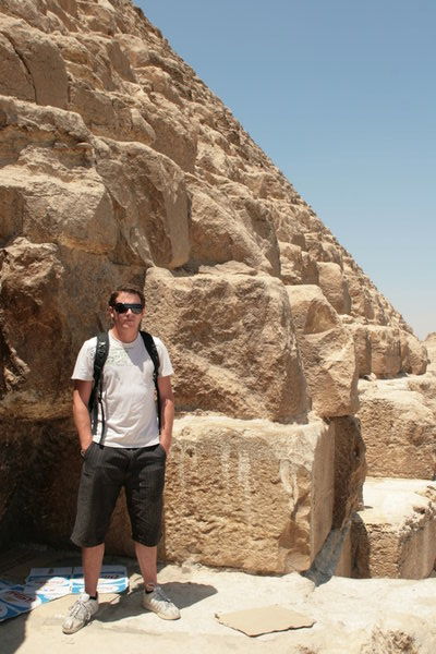 Dean at the Pyramids