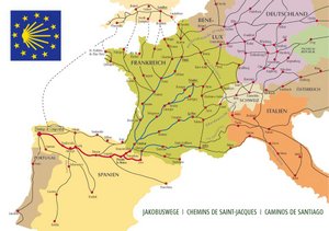 Pilgrimage routes in Europe