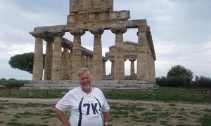 Paestum - Me at a Greek Temple