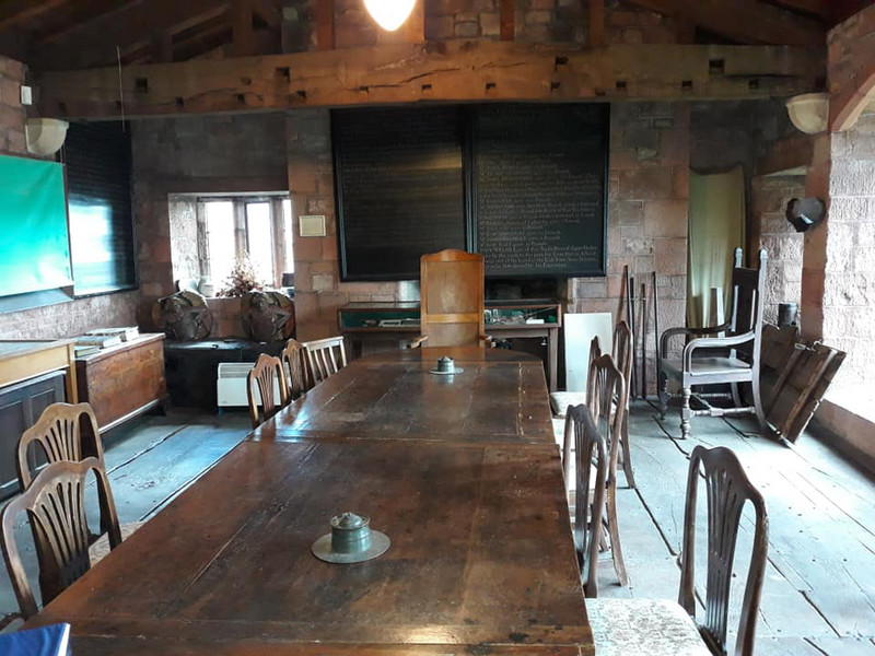Governors Boardroom where my ancestors met to decide church business