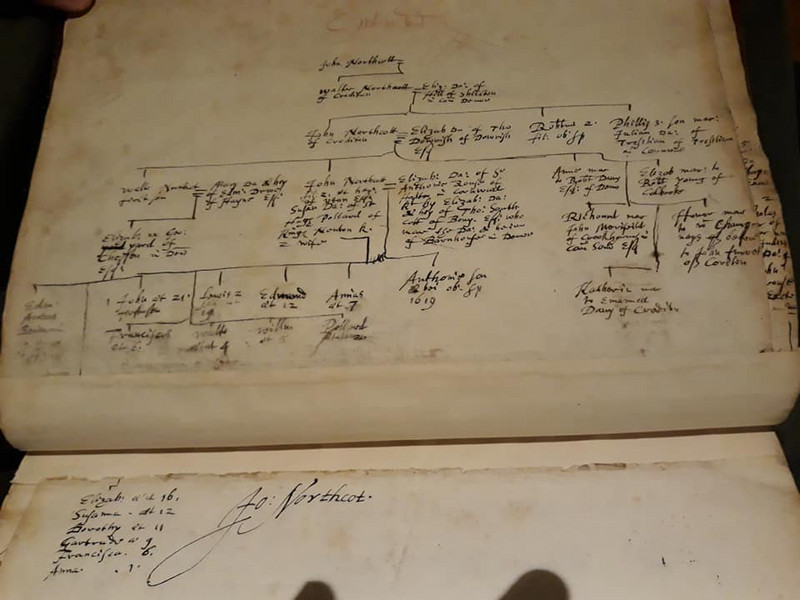 Northcott family tree at the British Library