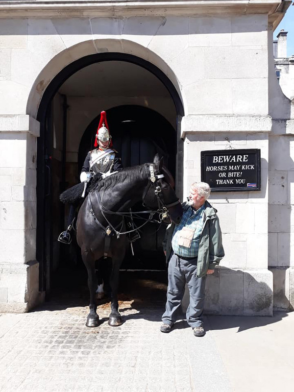 Me at the Horseguards on Whitehall Street