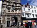 Canterbury Cathedral Gate and the Cathedral Gate Hotel where I stayed