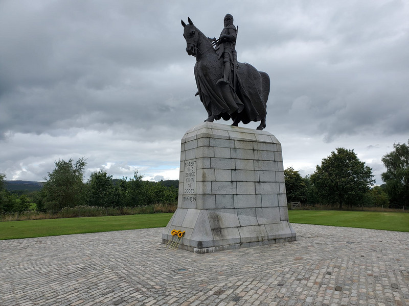 King Robert I the Bruce at Bannockburn Battlefield