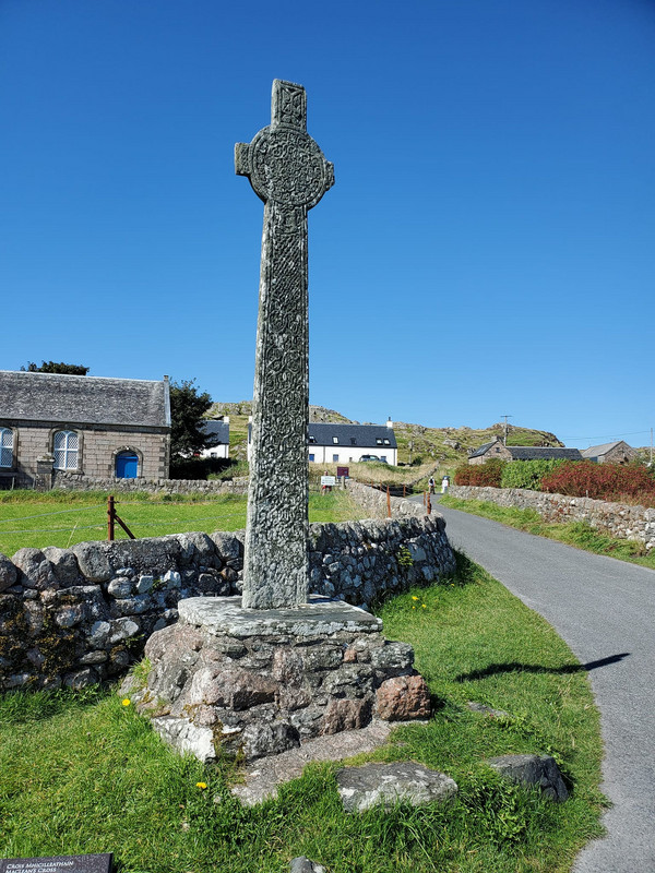 Celtic Cross at the Iona Abbey