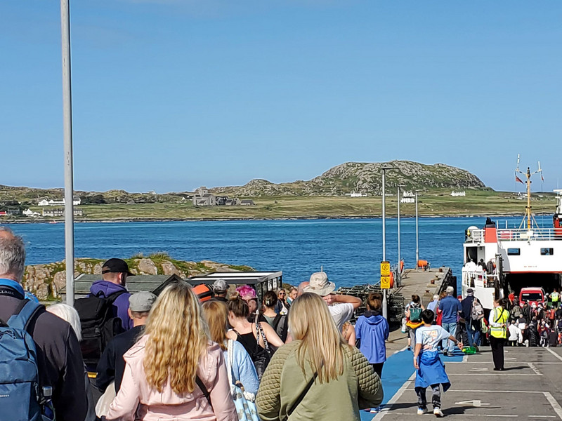 Ferry loading for crossing to Iona