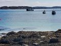 View from Iona of the ferry approaching