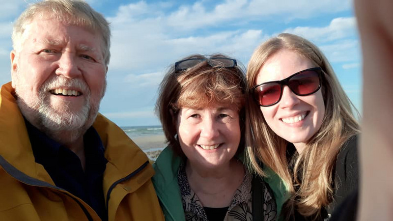 Bob, Linda and Rosanna at Cape Cod
