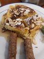 French toast for breakfast at the Village Inn, Falmouth MA