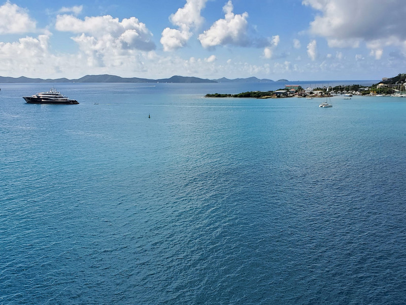 British Virgin Islands with a view of the U.S. Virgin Islands